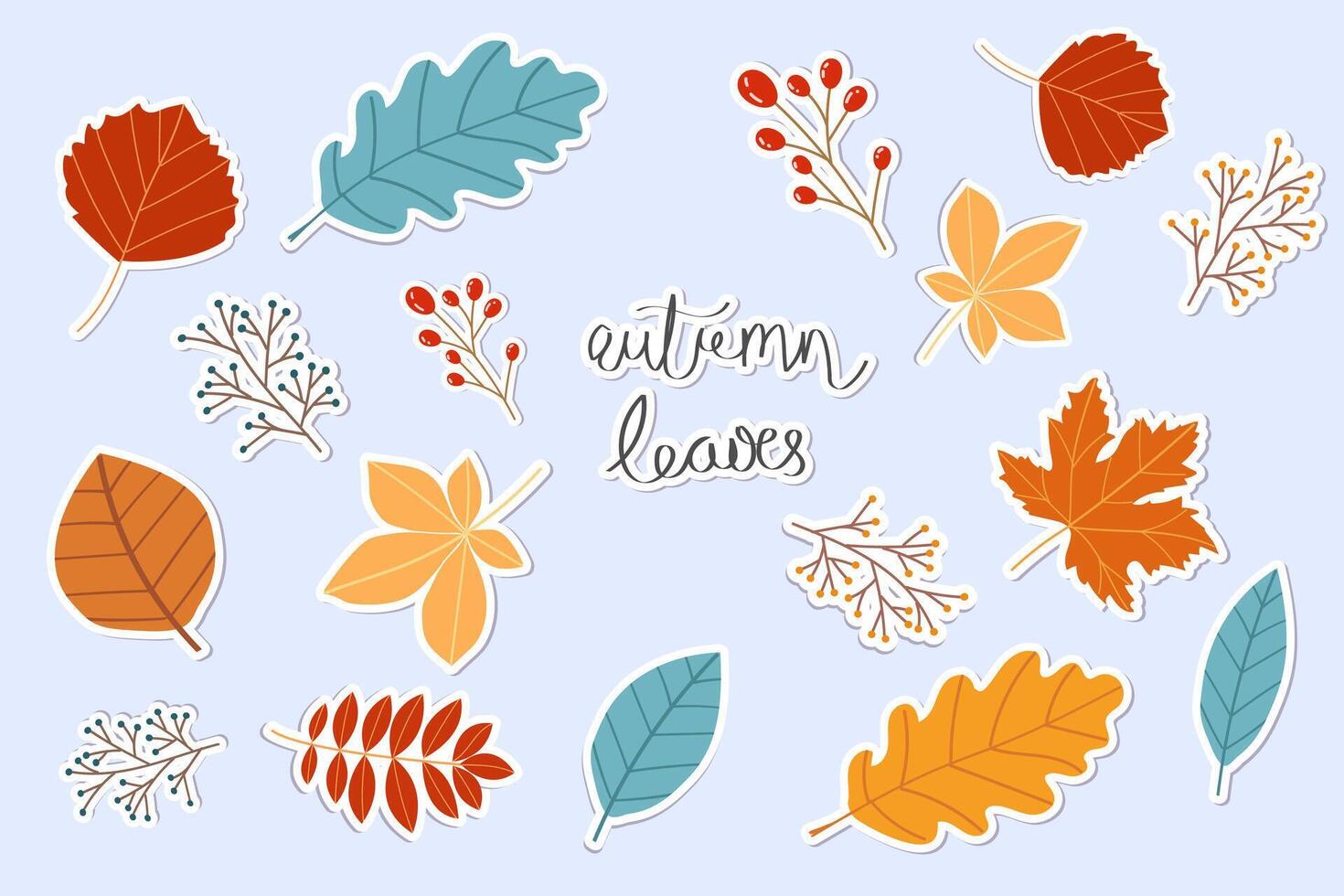 Hola otoño vector ilustración