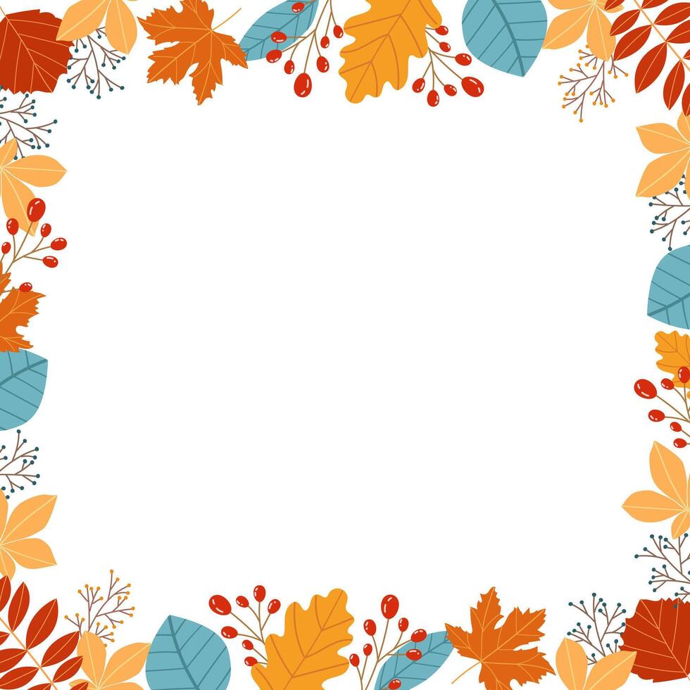 Hello autumn vector illustration