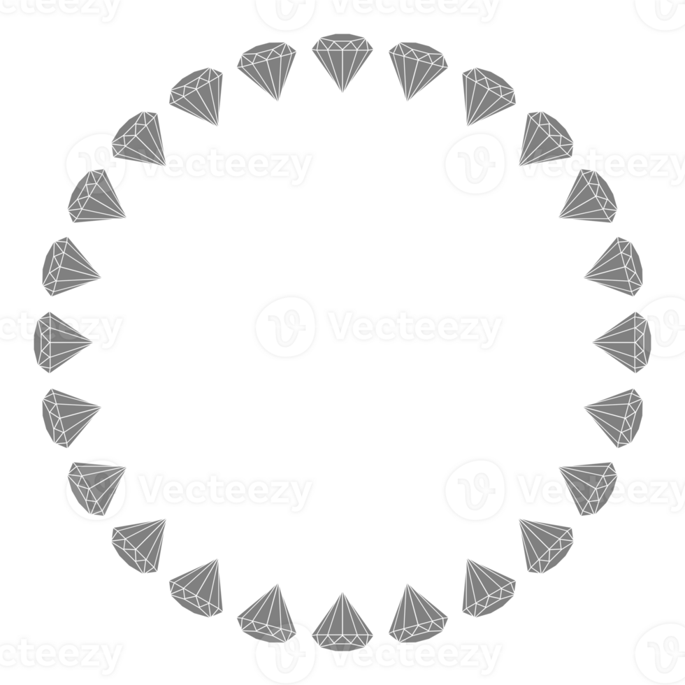 diamante dentro círculo em forma, pode usar para arte ilustração, logotipo grama, quadro, Armação trabalhar, fundo, pictograma, local na rede Internet, aplicativos, ou gráfico Projeto elemento. formato png