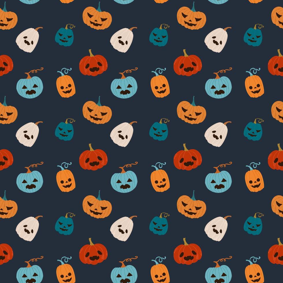 Halloween party vector elements patterns