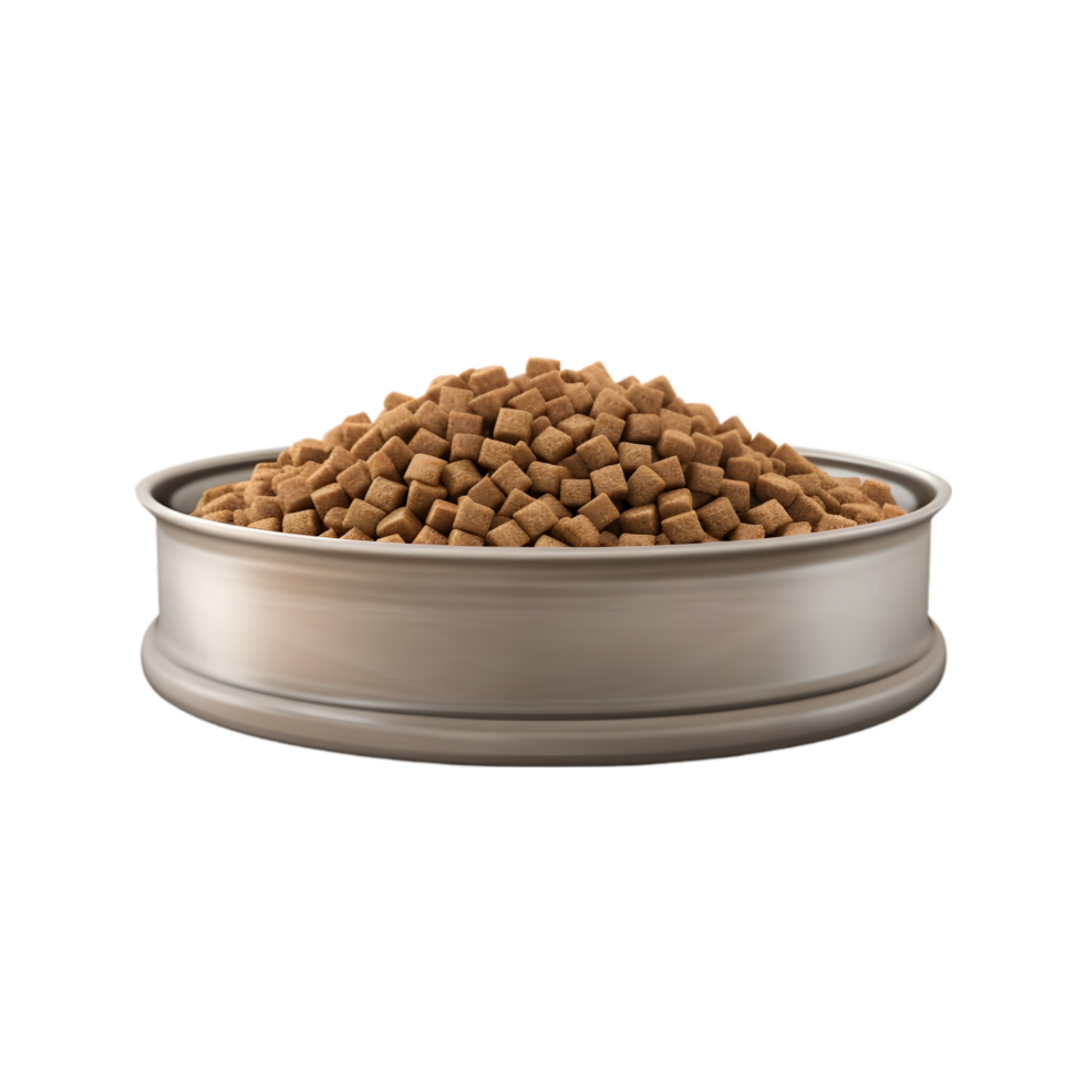 AI generated Pet Food Bowl on transparent background PNG image