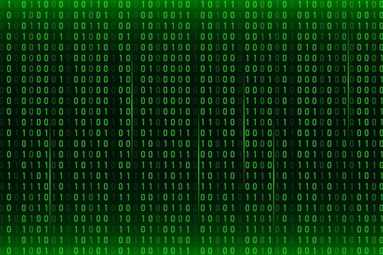 Abstract futuristic cyberspace with binary code background with digits vector