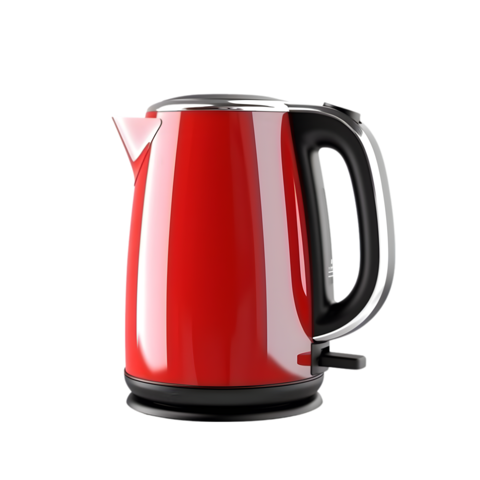 AI generated electric kettle on transparent background PNG image