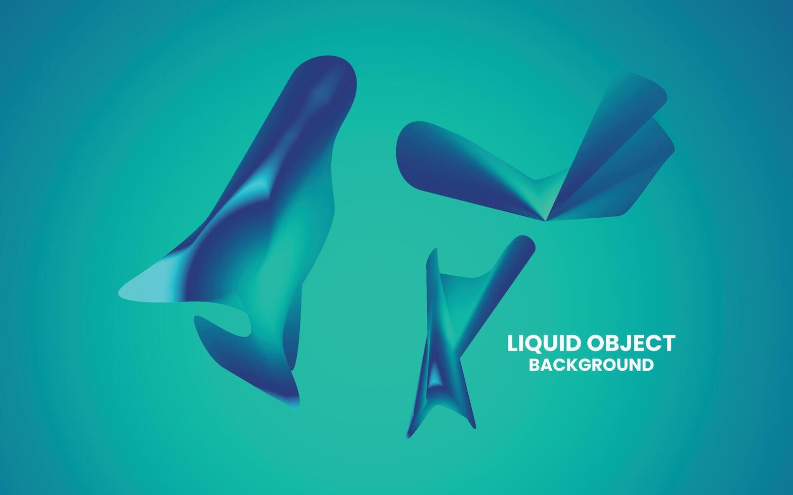 Liquid object illustration vector