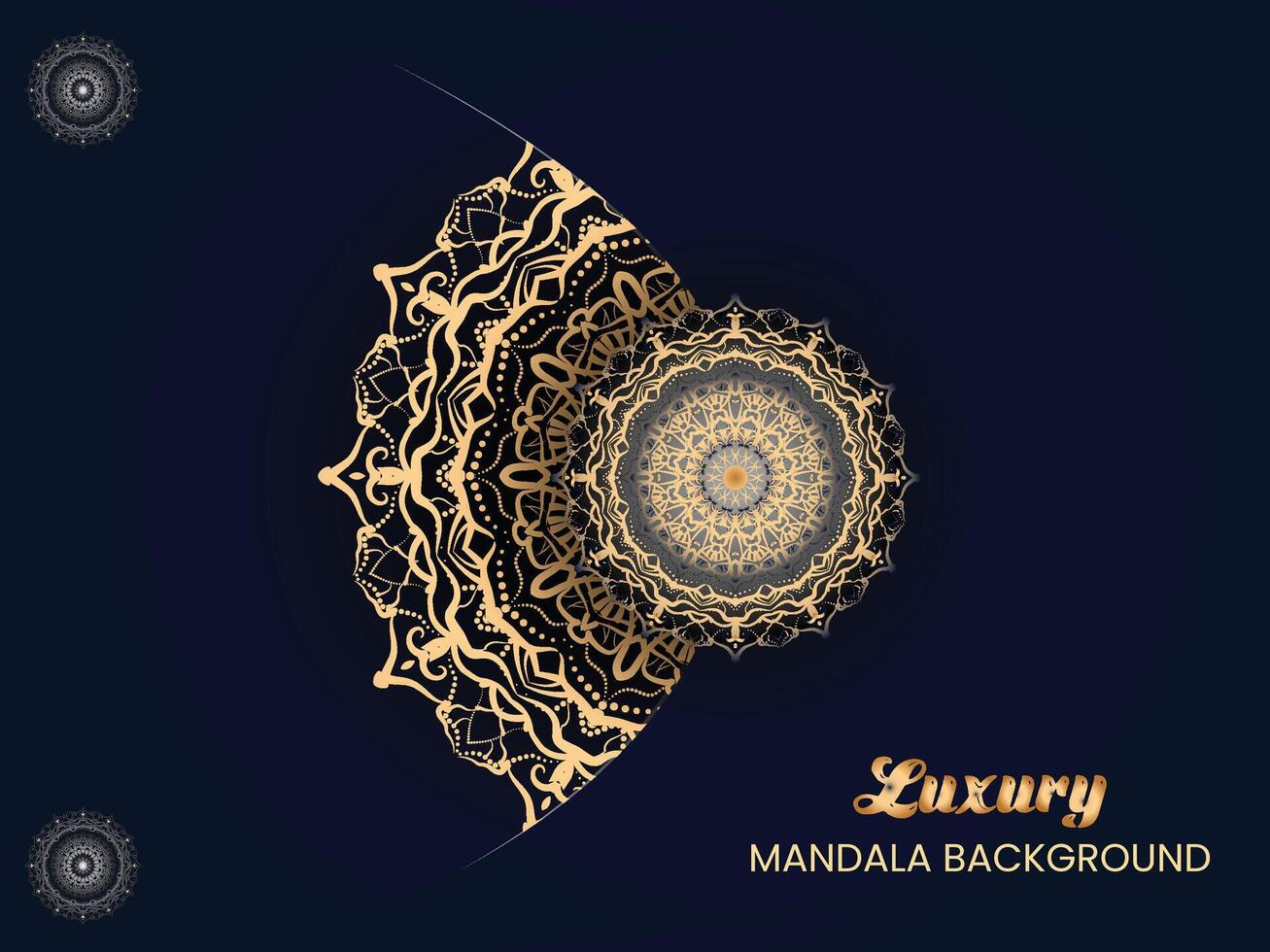 Luxury mandala background illustration vector design