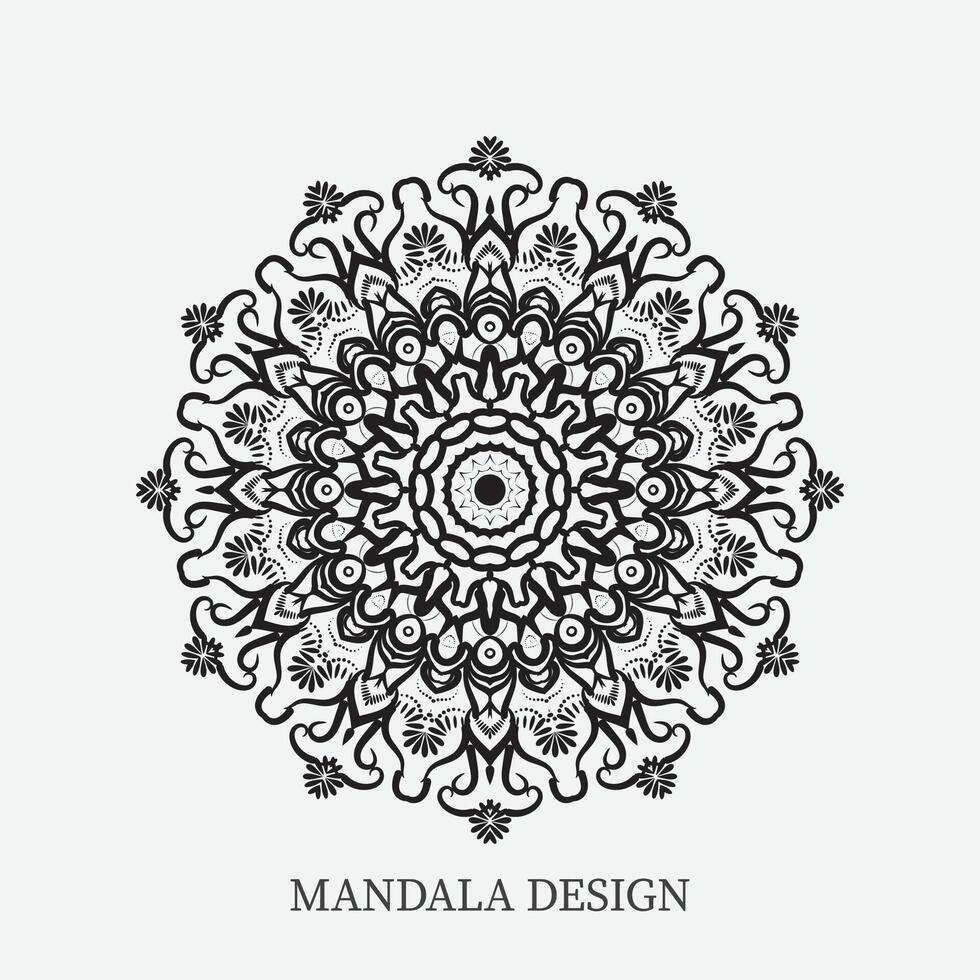 minimalista mandala ilustración vector