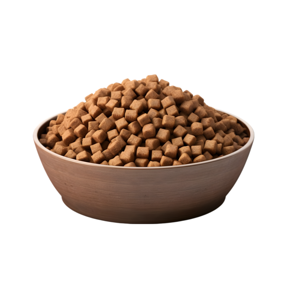AI generated Pet Food Bowl on transparent background PNG image