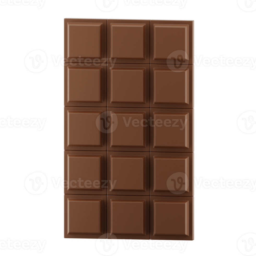 3D Rendering Chocolate Icon Object png