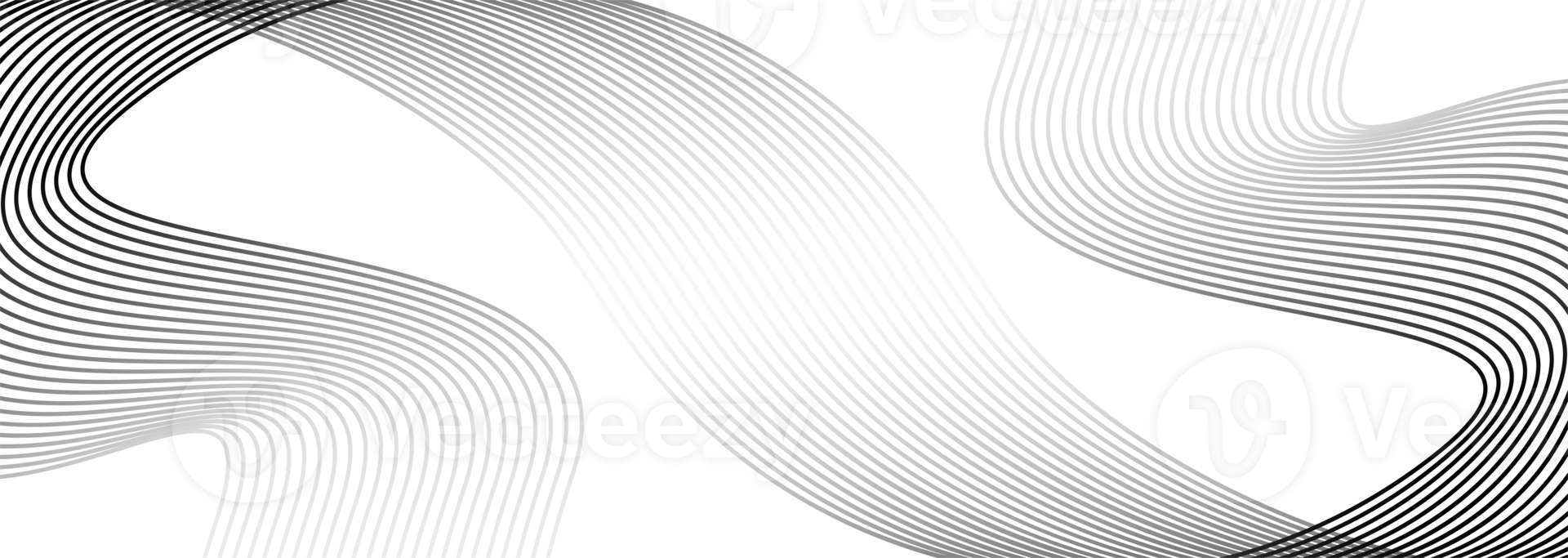 zwart abstract banier achtergrond met gloeiend meetkundig cirkel lijnen. modern donker grijs helling glimmend lijnen patroon en futuristische technologie web achtergrond voor brochure, omslag, poster, hoofd png