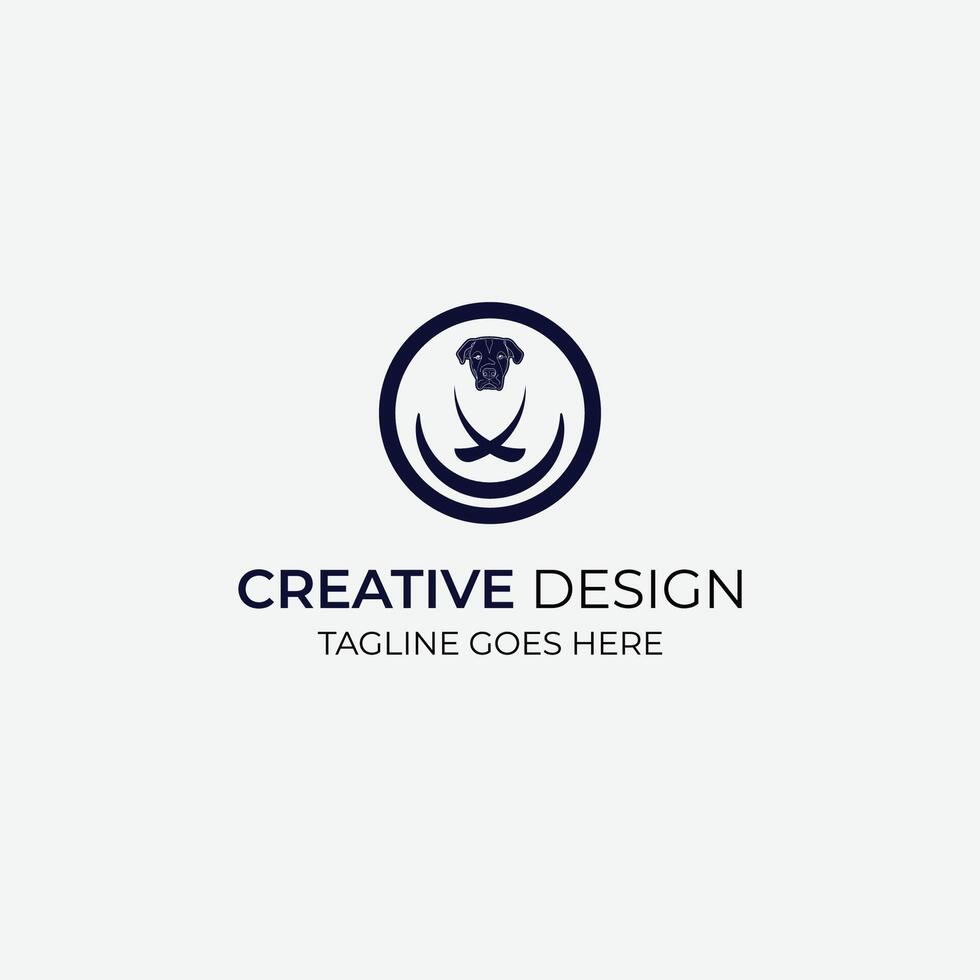 Minimal Vector logo.  Editable and easy to custom. Minimal logo design.