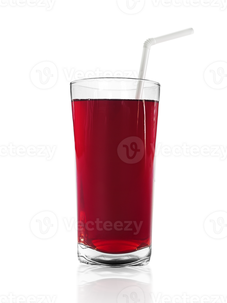 Pomegranate juice in a glass, transparent background png