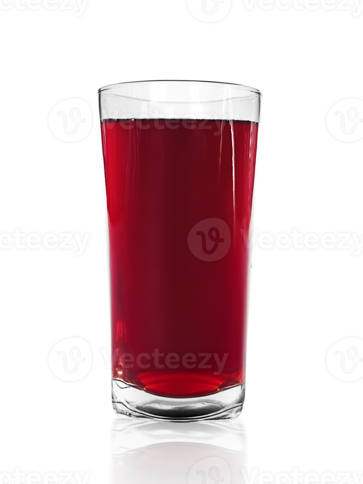 Pomegranate juice in a glass, transparent background png
