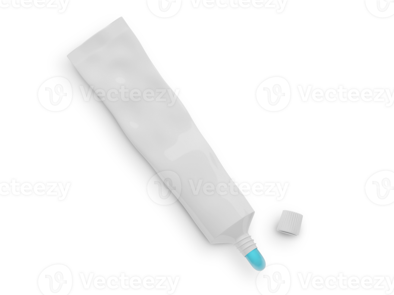 Squeeze toothpaste out of a toothpaste tube, transparent background png