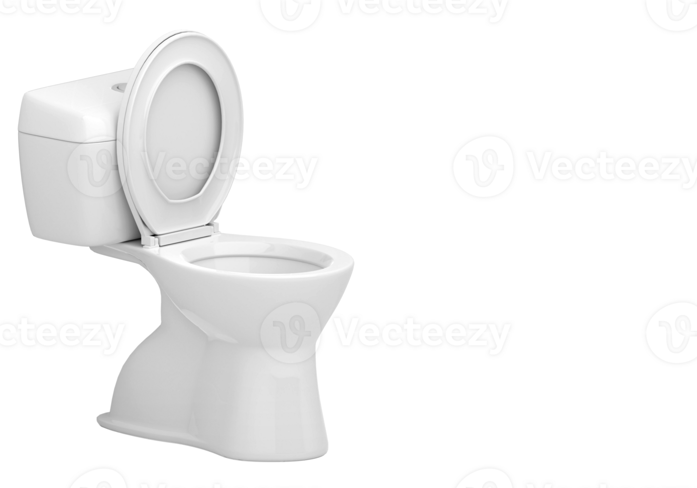 Toilet bowl in the bathroom, transparent background png