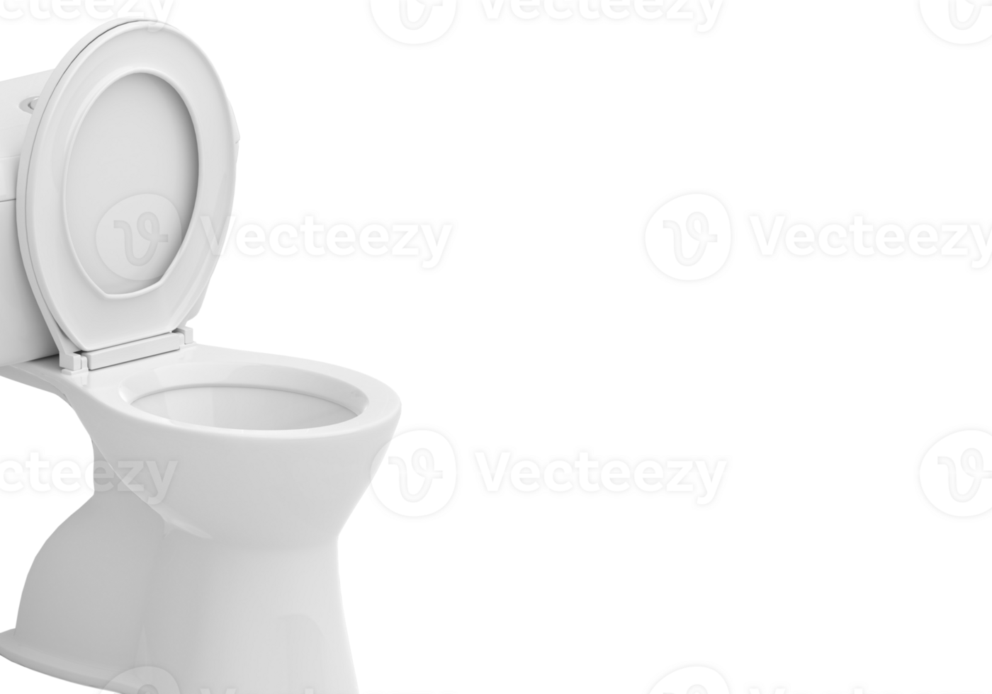 Toilet bowl in the bathroom, transparent background png