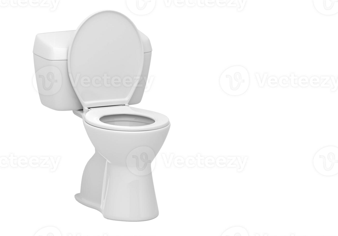 Toilet bowl in the bathroom, transparent background png