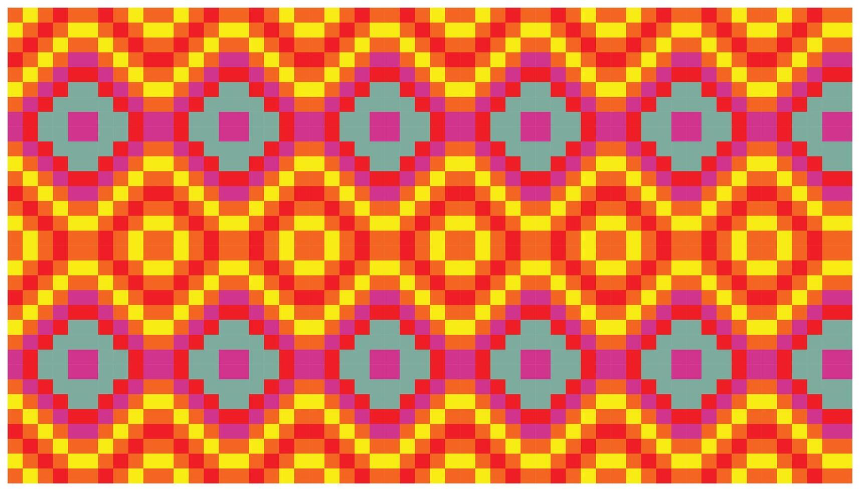 Seamless Repeatable Abstract Tribal Pattern Background that is seamless and repeats.  Ethnic Seamless Repeatable Pattern pixelation background in contras color vector