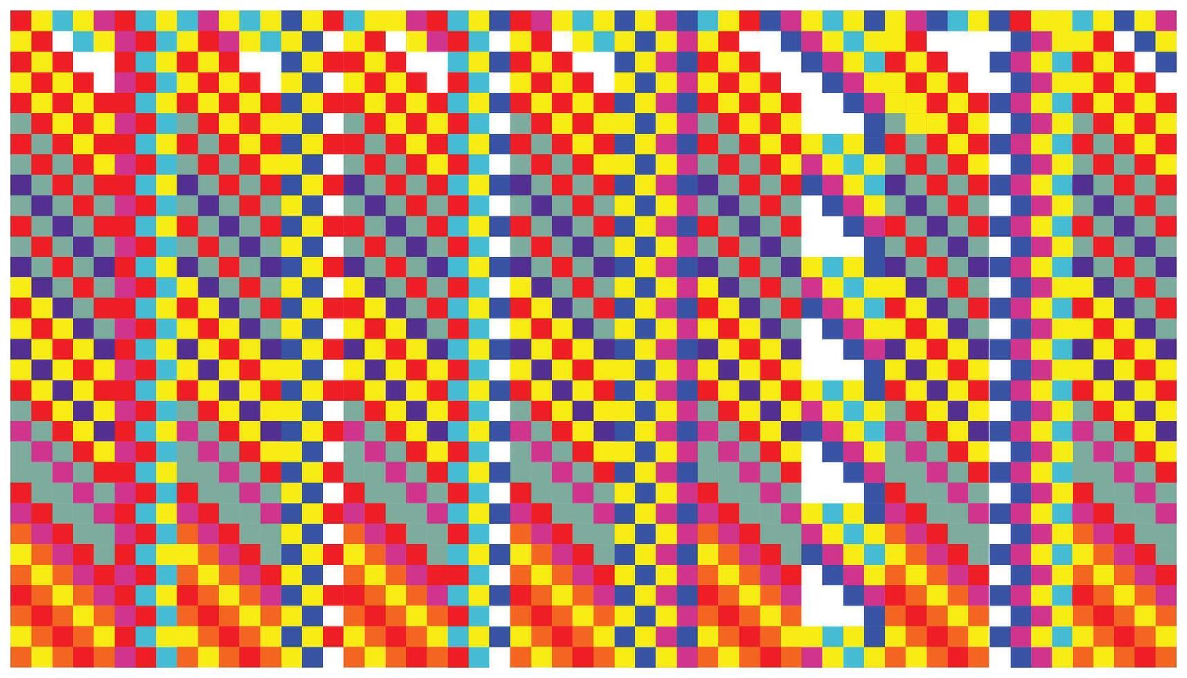 Seamless Repeatable Abstract Tribal Pattern Background that is seamless and repeats.  Ethnic Seamless Repeatable Pattern pixelation background in contras color vector