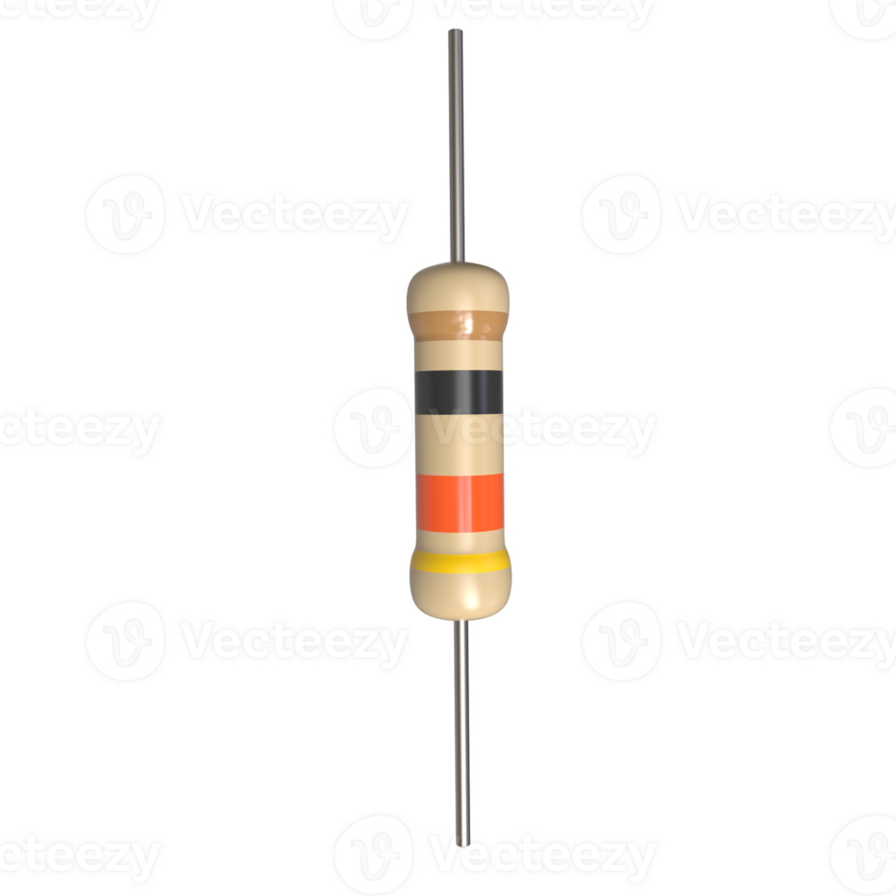 electrónico resistor - precisión componente en eléctrico circuitos png