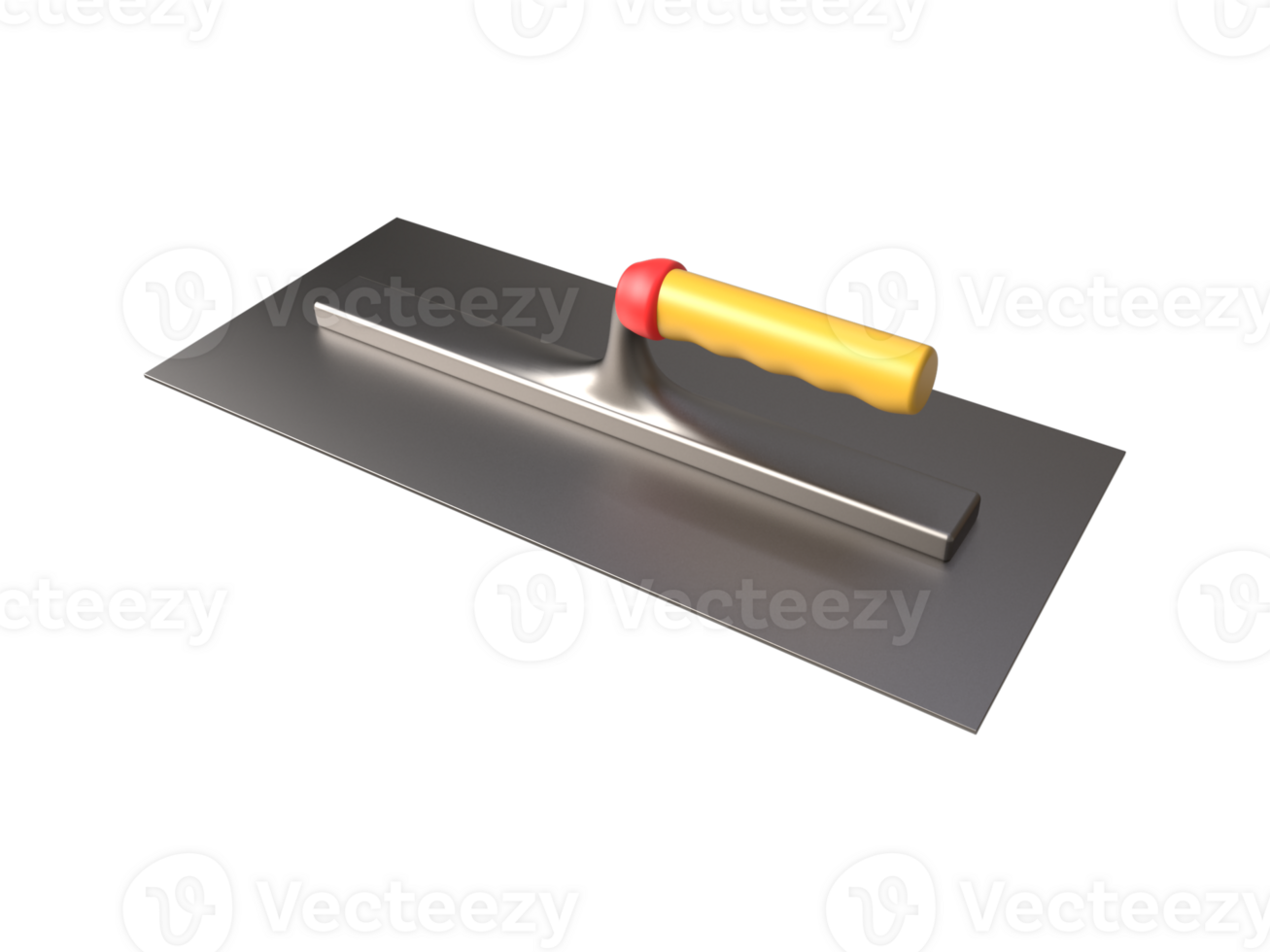 3d realistisch metselwerk troffel gereedschap renderen png