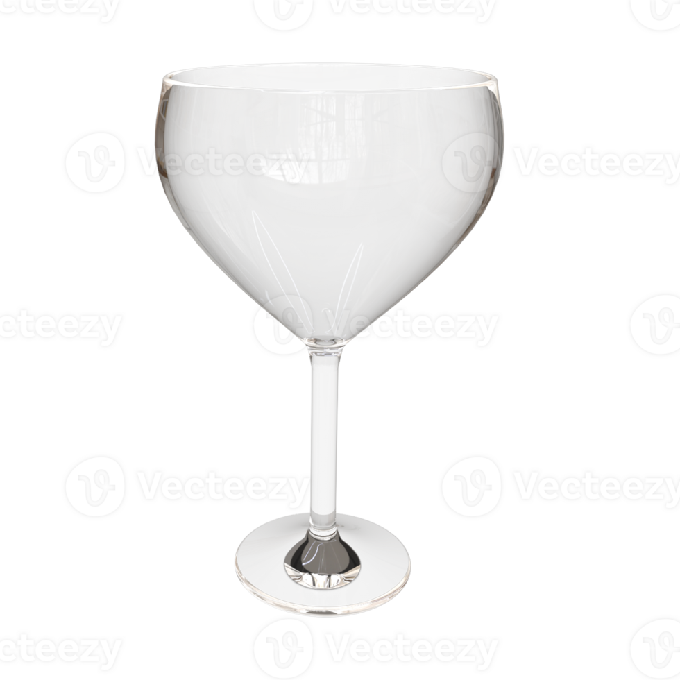 Elegant 3D Martini Glass - A Sophisticated Toast to Artistry png