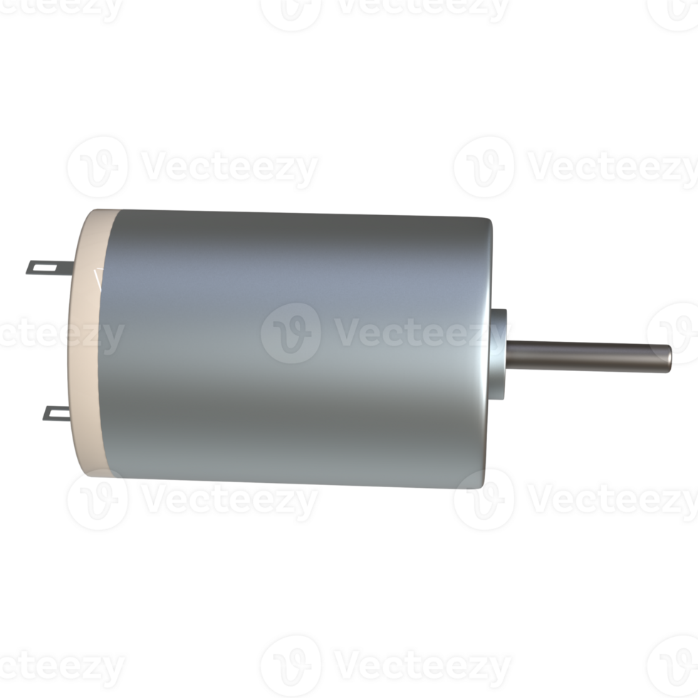 realistisk dc motor 3d tolkning png