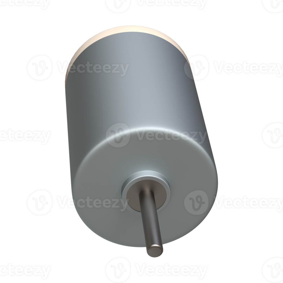 realistisk dc motor 3d tolkning png