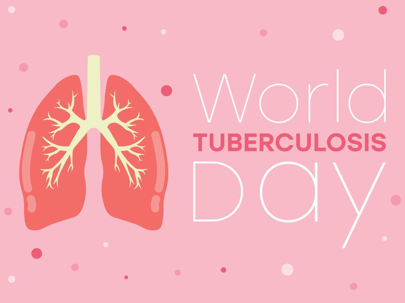 World Tuberculosis Day Poster vector