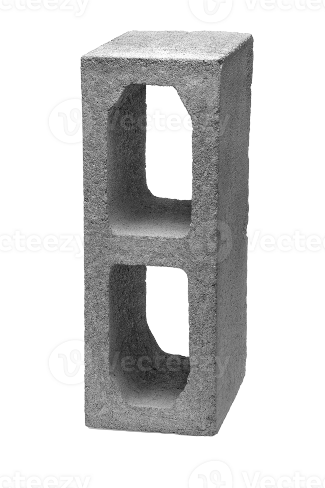 concrete block on cutout background png