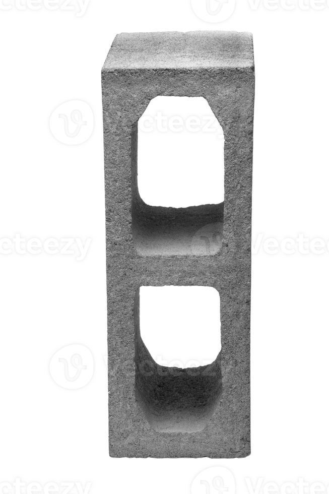 concrete block on cutout background png