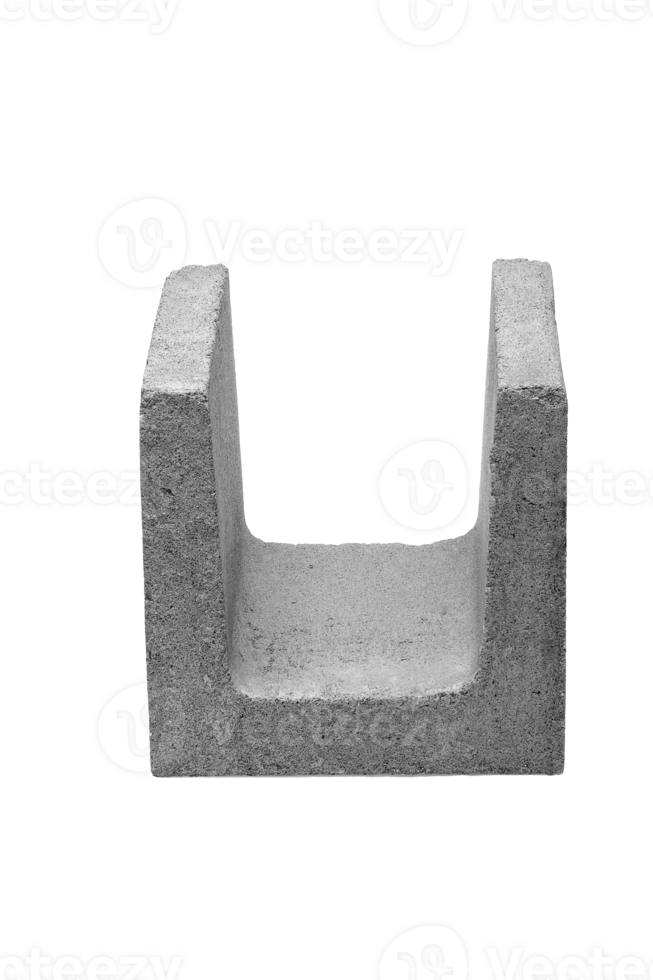 concrete block on cutout background png