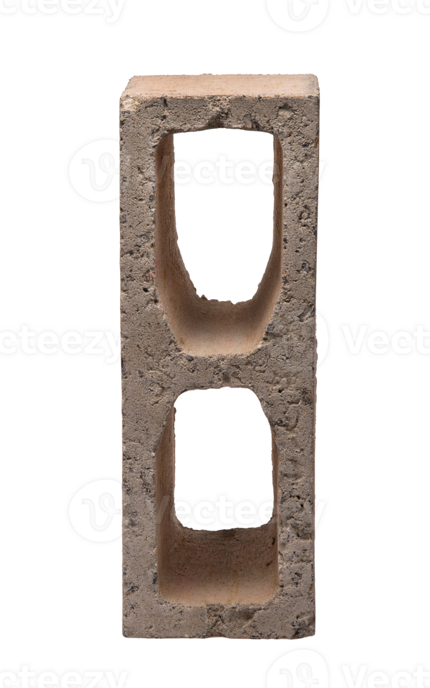 concrete block on cutout background png