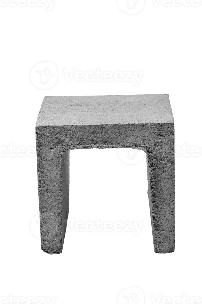concrete block on cutout background png