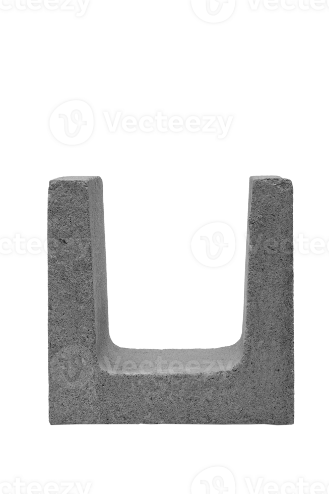 concrete block on cutout background png