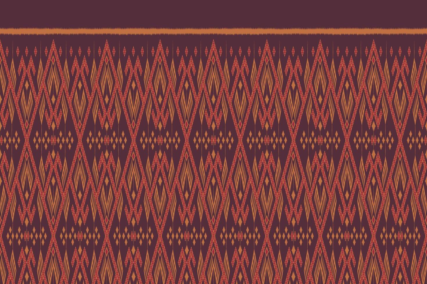 geométrico étnico tradicional oriental ikat sin costura modelo en púrpura antecedentes. vector ilustración bordado estilo diseño para tela, alfombra, textil, envase, fondo de pantalla, y antecedentes