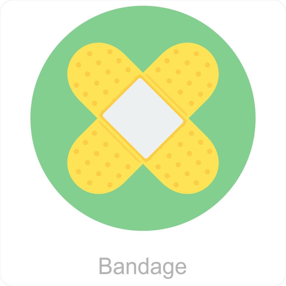 Bandage and aid  icon concept vector