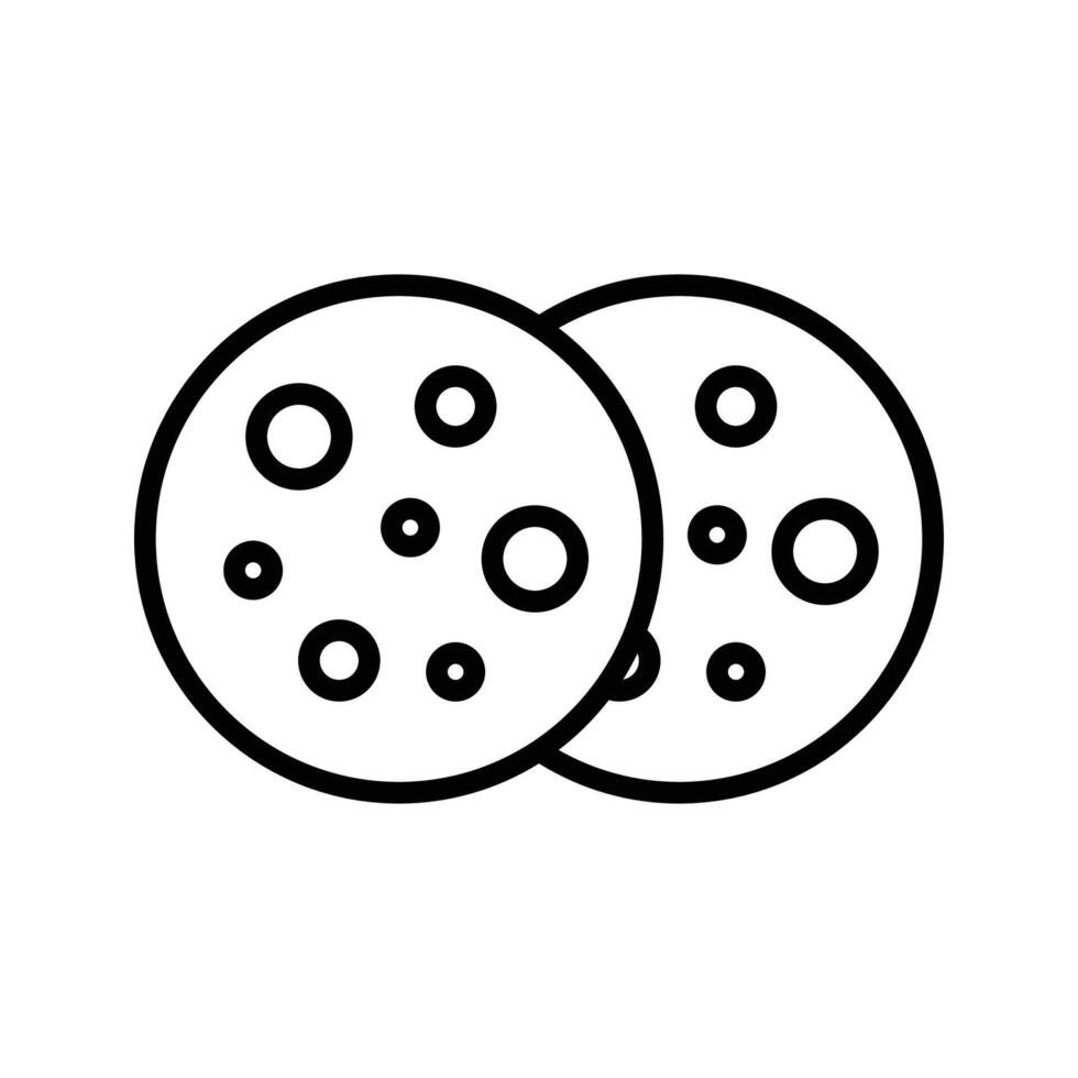 cookies icon vector design template in white background