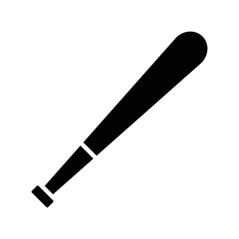 baseball bat icon vector design template in white background