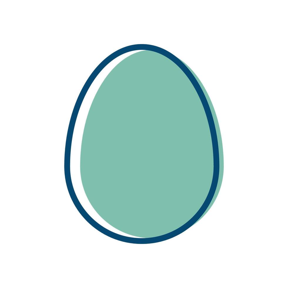 egg iconvector design template in white background vector