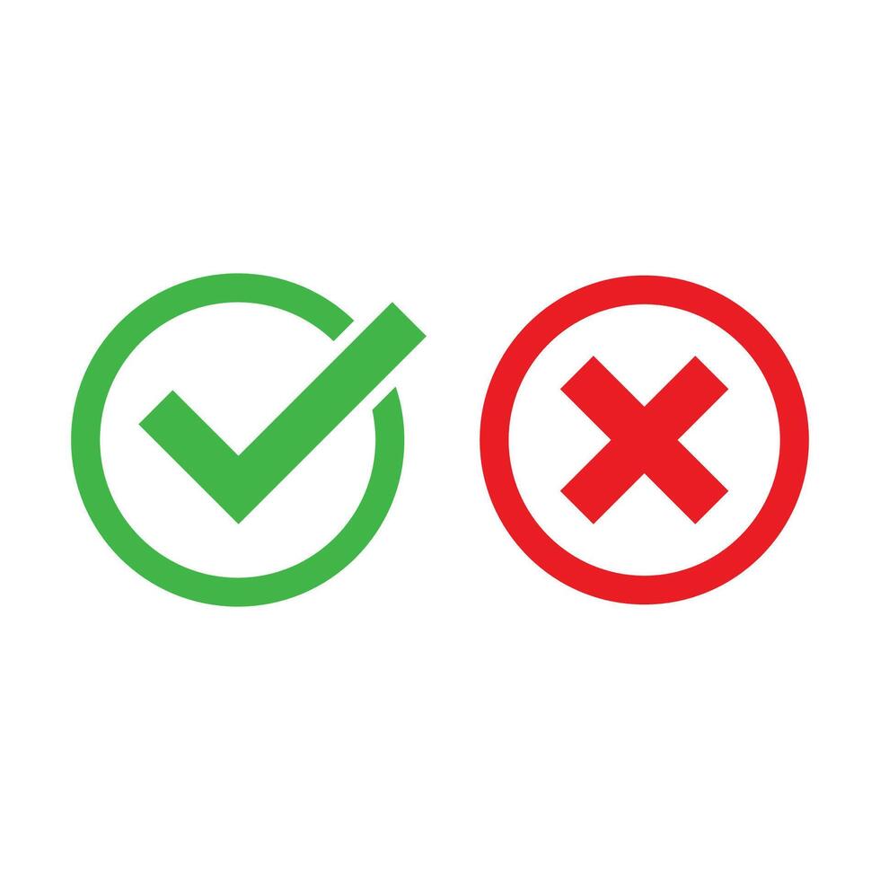 check mark icon vector design template in white background