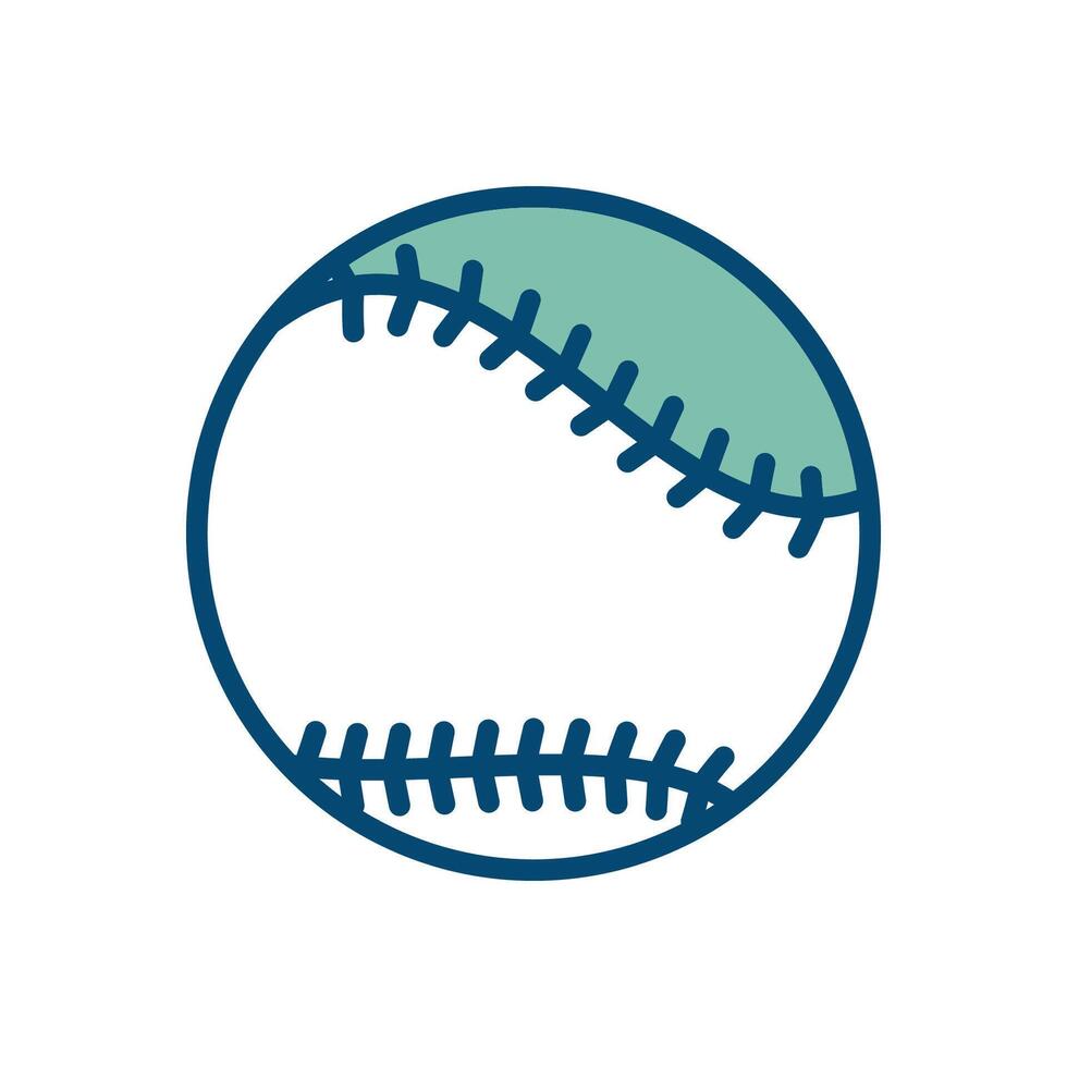 baseball icon vector design template in white background