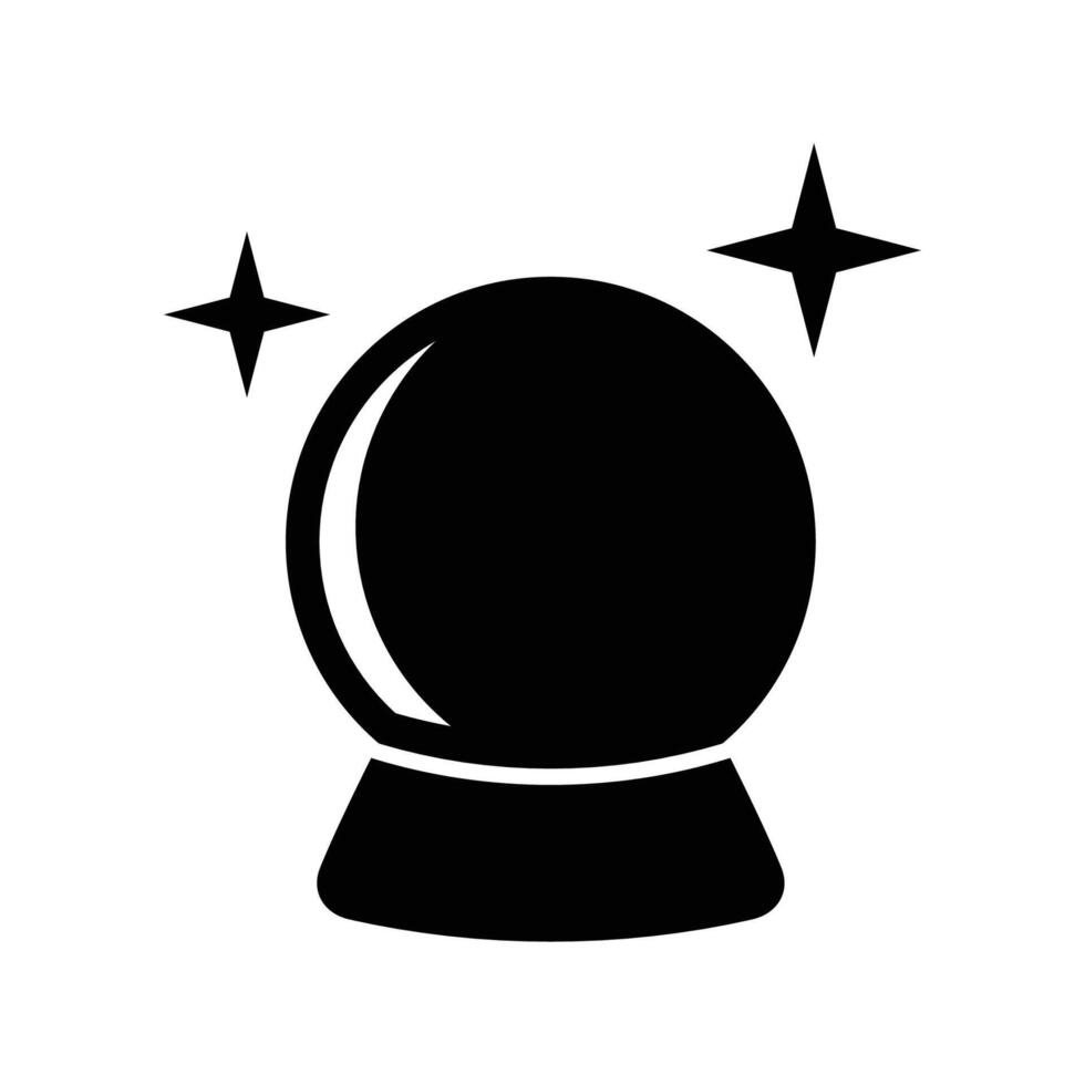 magic ball icon vector design template in white background