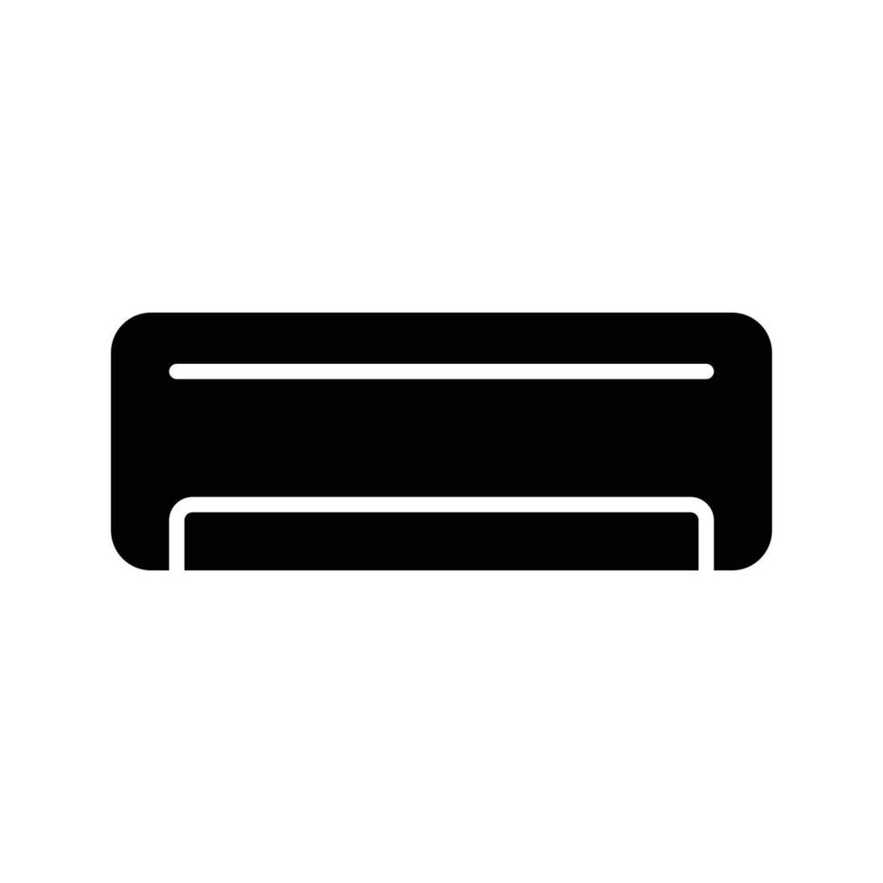 air conditioner icon vector design template in white background