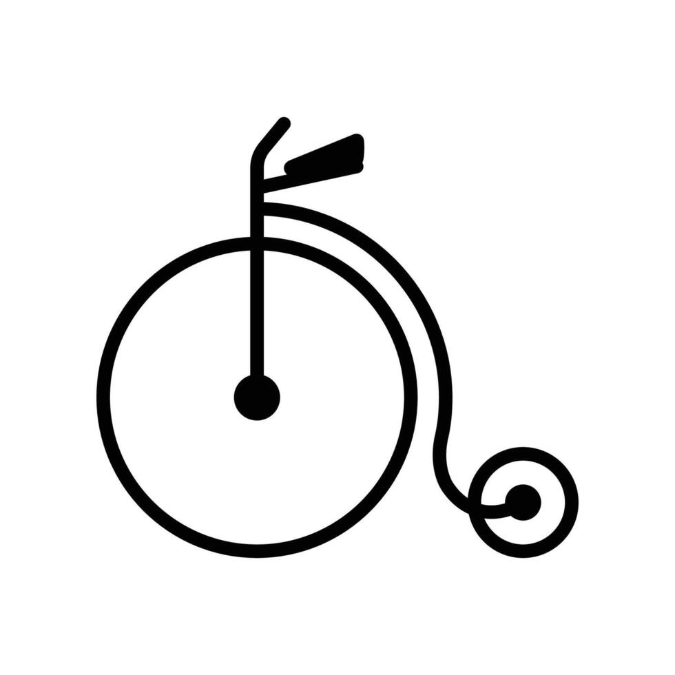 bicicleta icono vector diseño modelo en blanco antecedentes