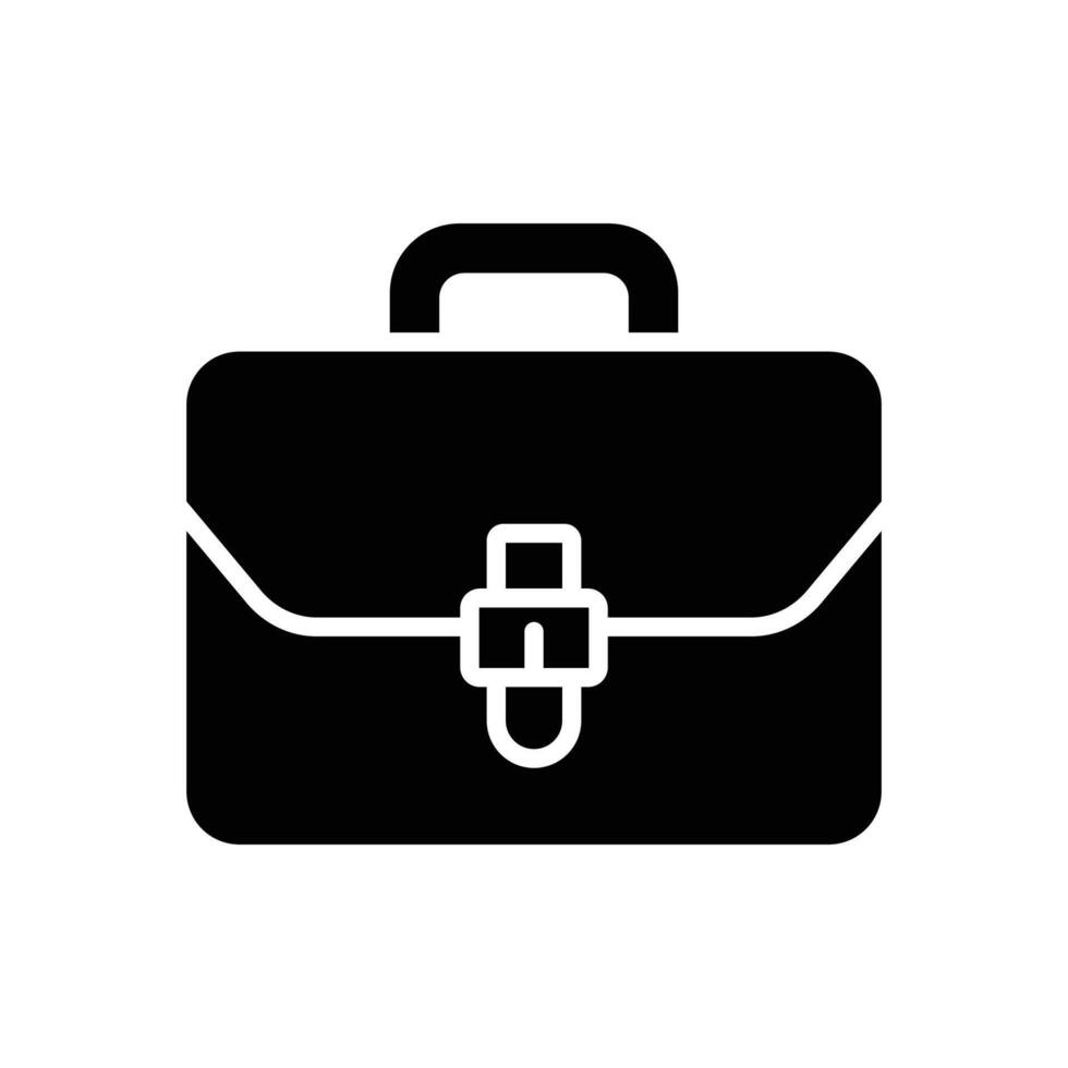briefcase icon vector design template in white background