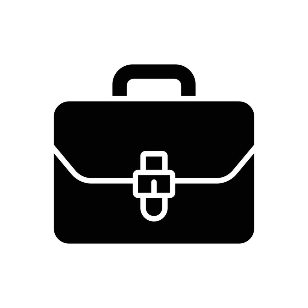 briefcase icon vector design template in white background