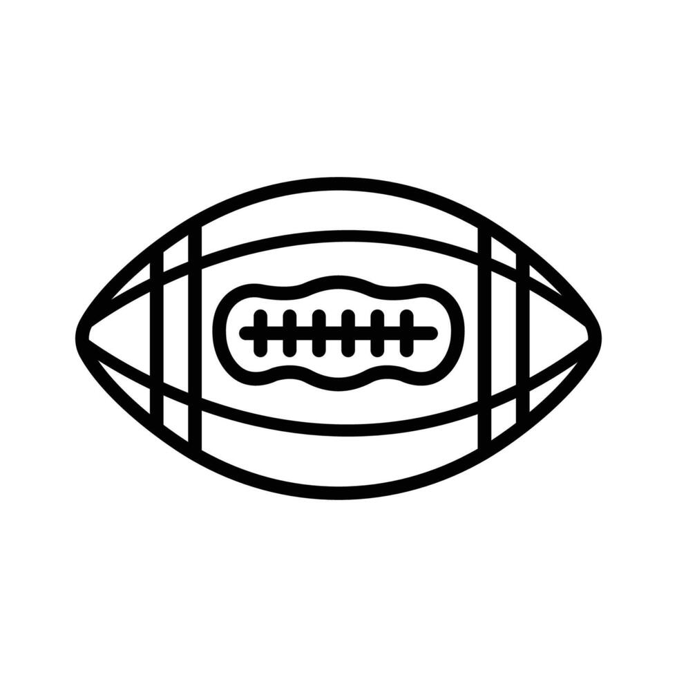 american football icon vector design template in white background