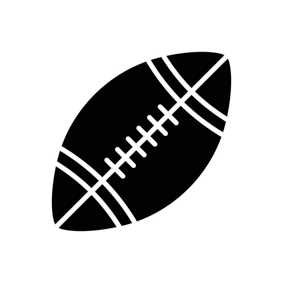 american football icon vector design template in white background