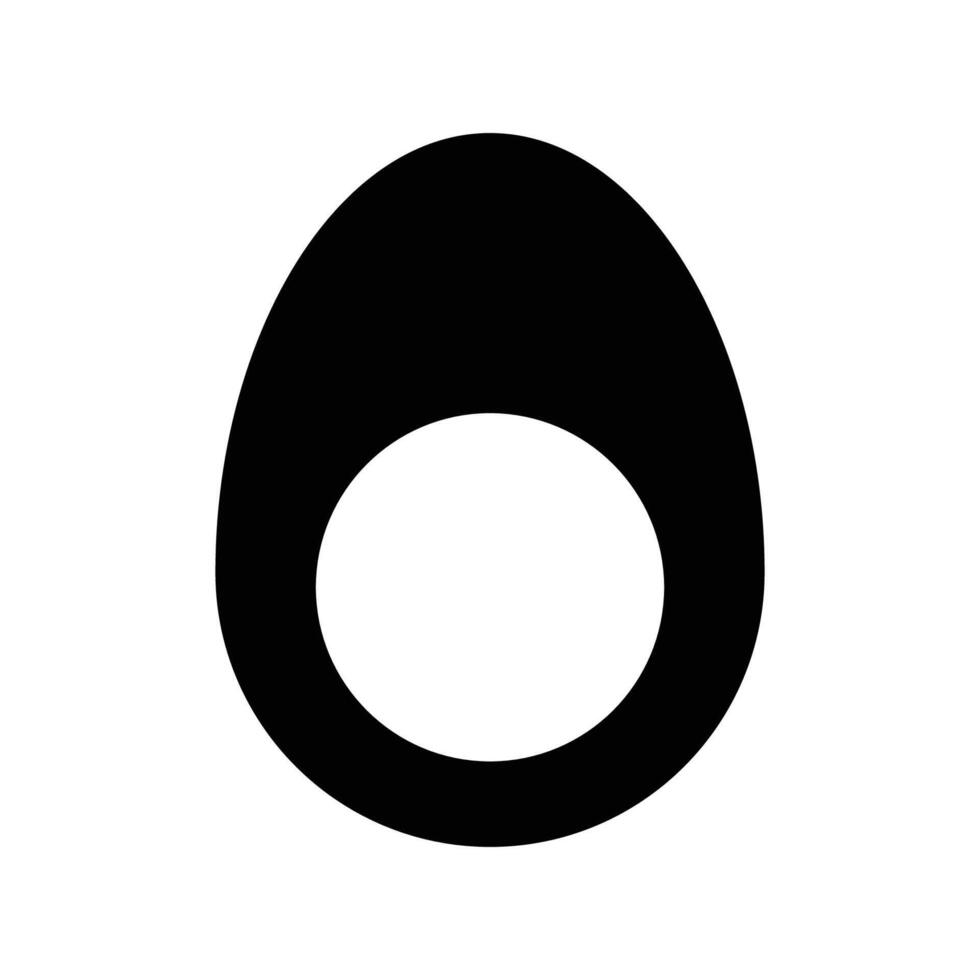 egg iconvector design template in white background vector