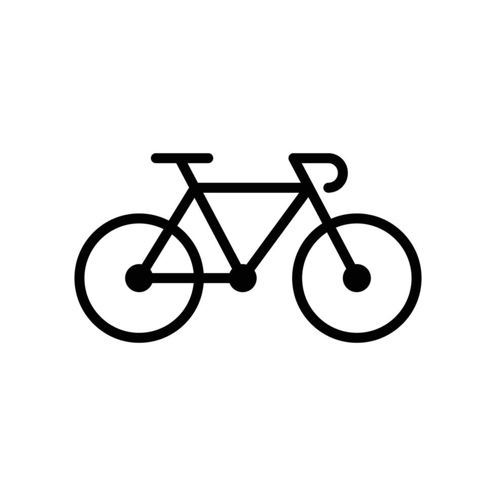 bicycle icon vector design template in white background